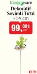 GARDENWARE DEKORATİF SEVİMLİ TIRTIL 14 CM